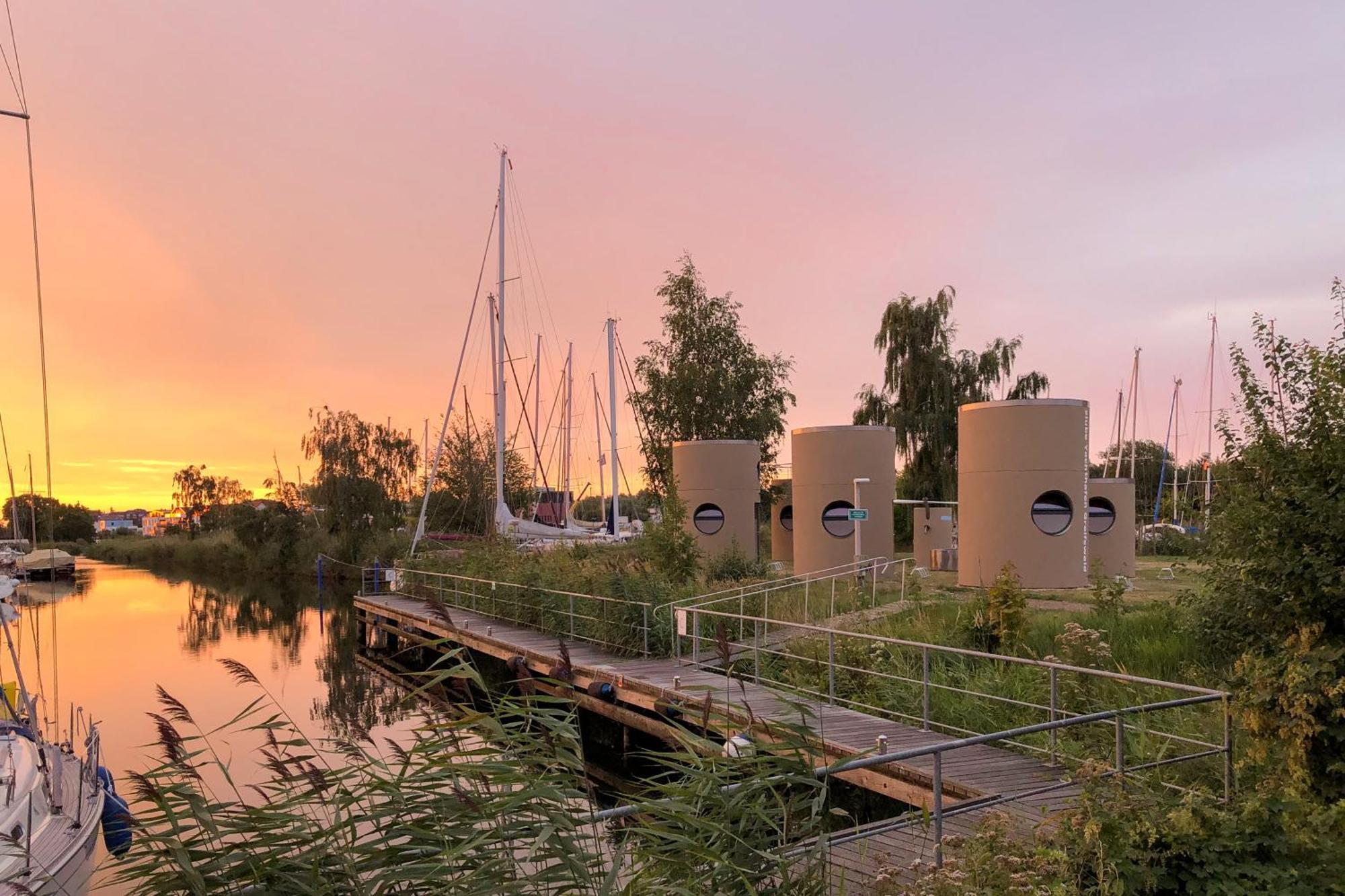 Slube Am Yachthafen Greifswald Exterior foto