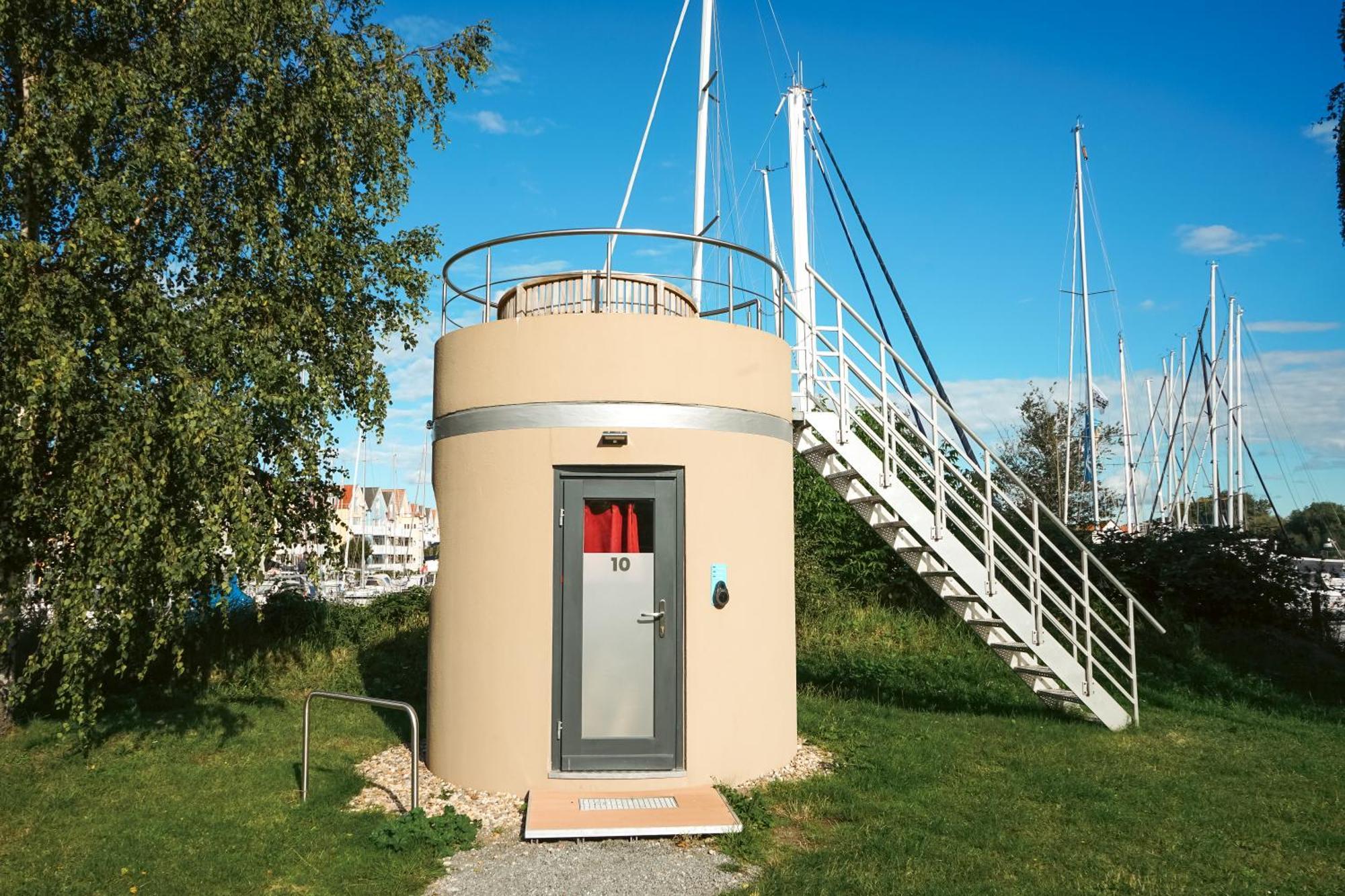 Slube Am Yachthafen Greifswald Exterior foto