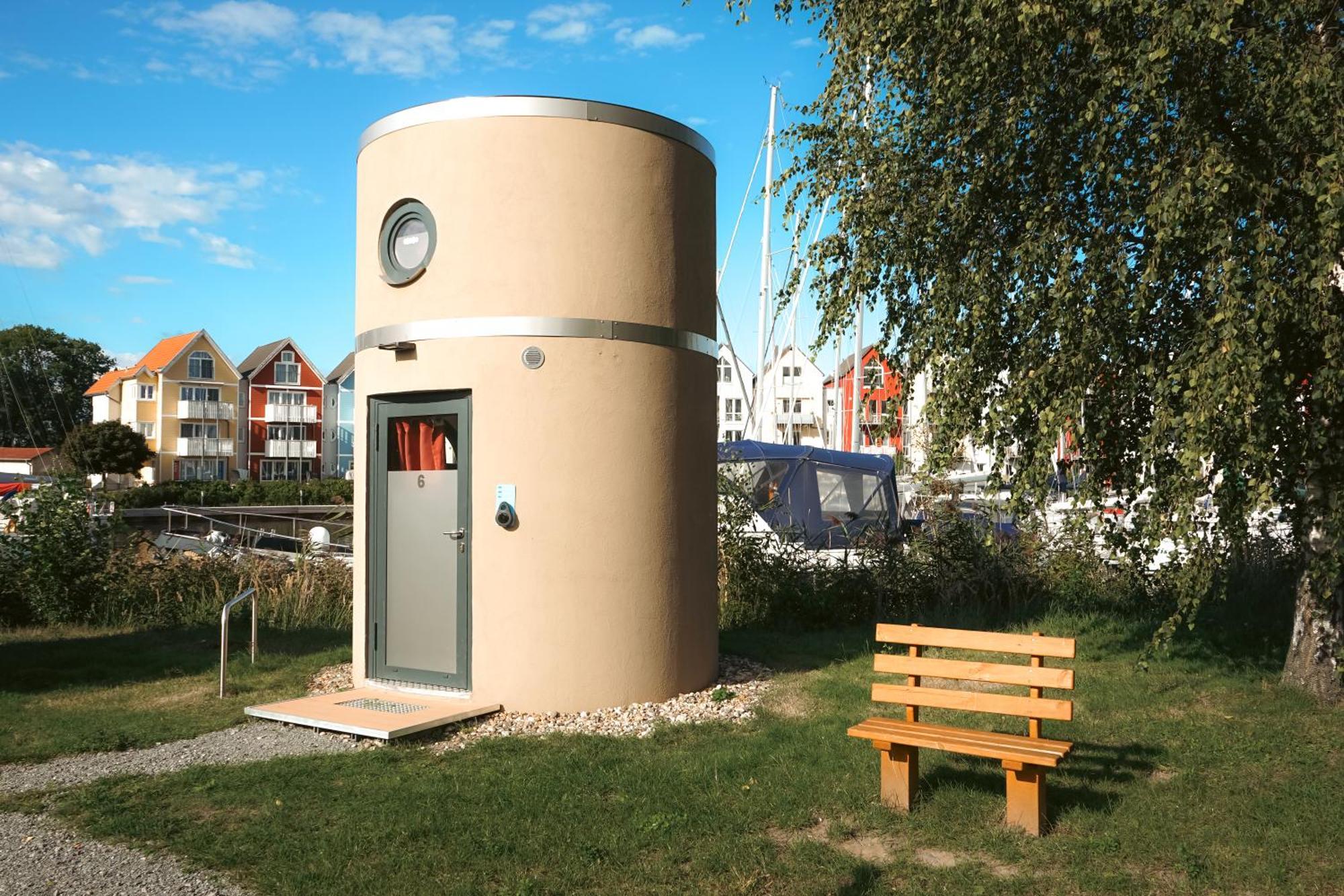 Slube Am Yachthafen Greifswald Exterior foto