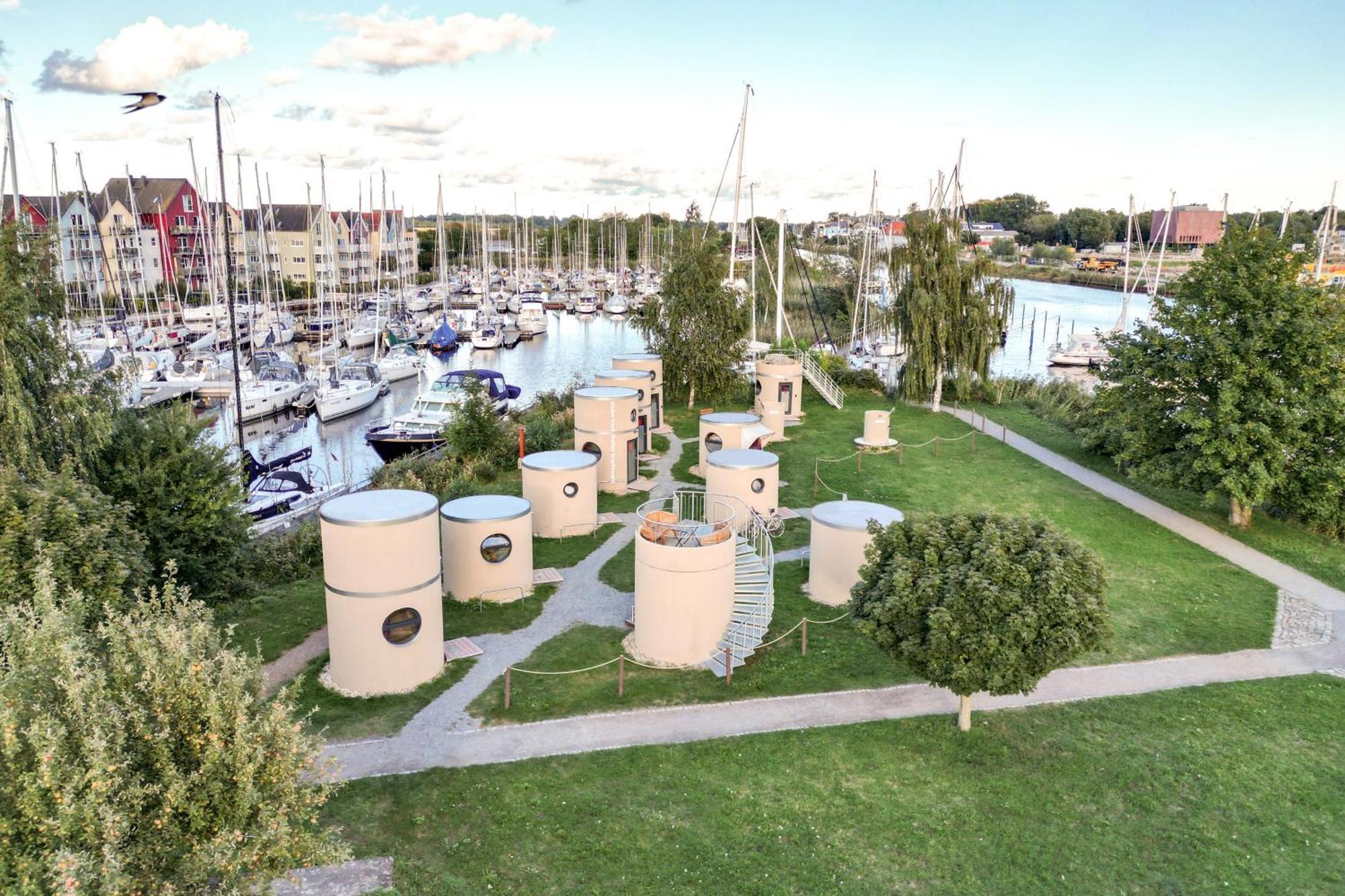 Slube Am Yachthafen Greifswald Exterior foto